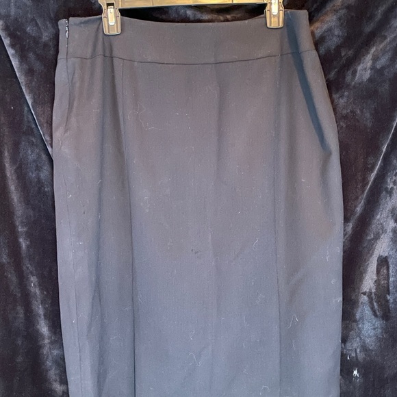 Lafayette 148 Black Pencil Skirt 14 - Picture 2 of 3